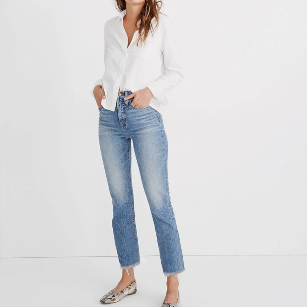 Madewell The Perfect Vintage High Rise Mom Jean in Ainsworth Wash